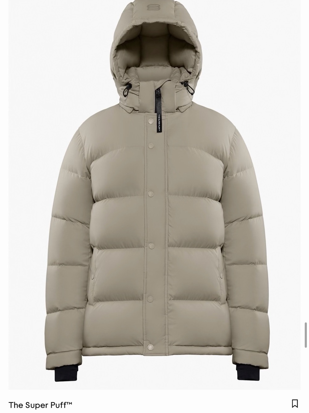 Aritzia The Super Puff™ Jacket — Stone Taupe